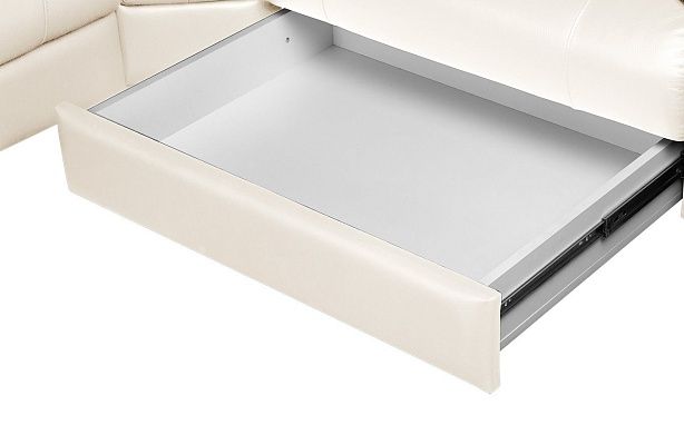 Диван Мишель с тумбой Стандарт 85/21 Grann Madras Lotys White опоры двойные металл Covers