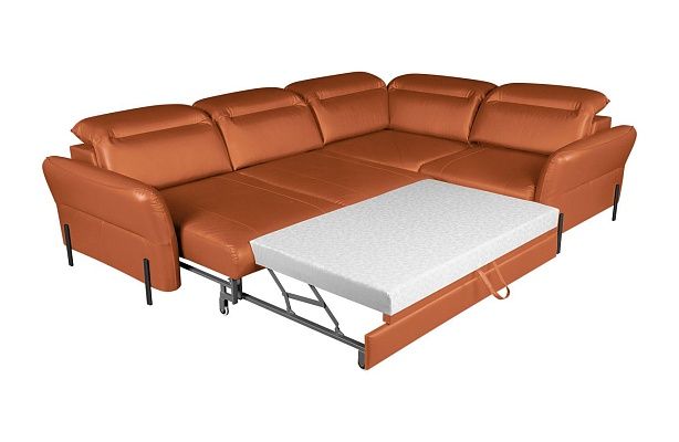 Диван Мишель с тумбой Стандарт 85/21 Grann Madras Golden Brown опоры двойные металл Covers
