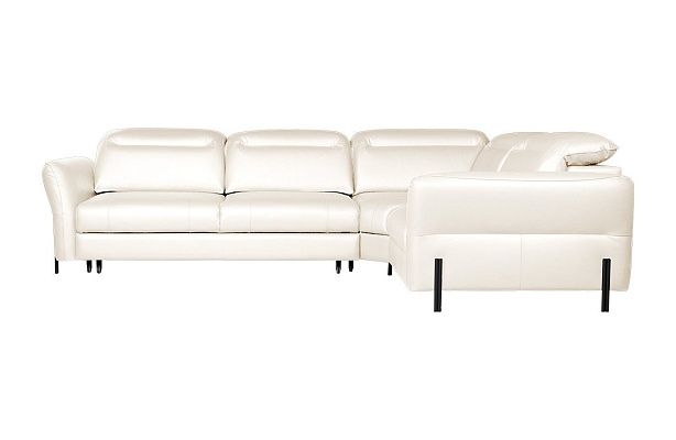 Диван Мишель с тумбой Стандарт 85/21 Grann Madras Lotys White опоры двойные металл Covers