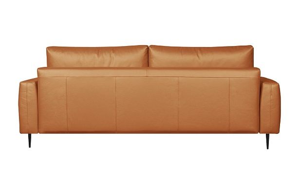 Диван Грей 3р стандарт 97 Grann Madras Golden Brown (опоры черный металл)