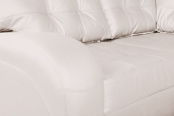 Диван Сидней с тумбой Grann Madras Lotys White