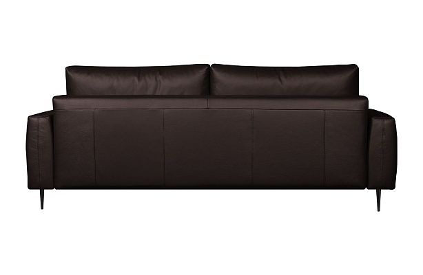 Диван Грей 3р стандарт 97 Grann Madras Dark Brown (опоры черный металл)