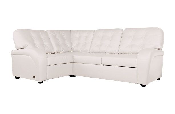 Диван Сидней с тумбой Grann Madras Lotys White