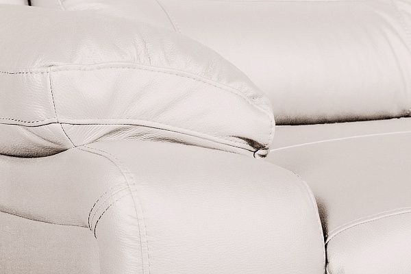 Диван Денвер с канапе Grann Madras Lotys White