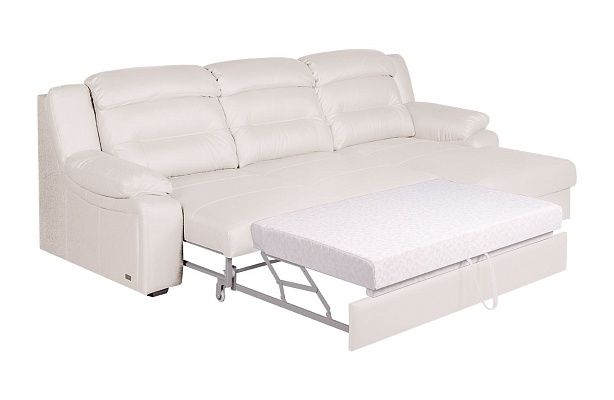 Диван Денвер с канапе Grann Madras Lotys White